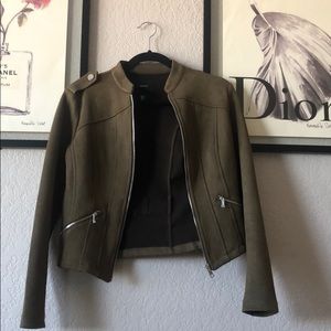 Olive Green ZIP Up Jacket